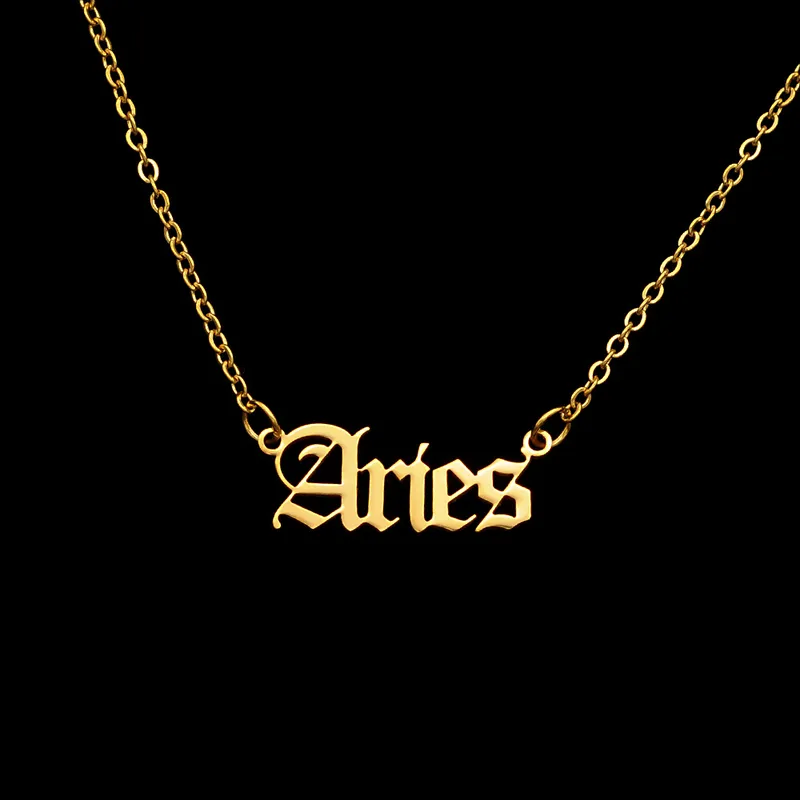 Zodiac Necklace - Gold