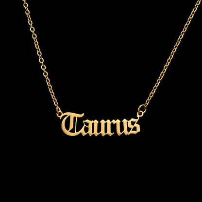 Zodiac Necklace - Gold
