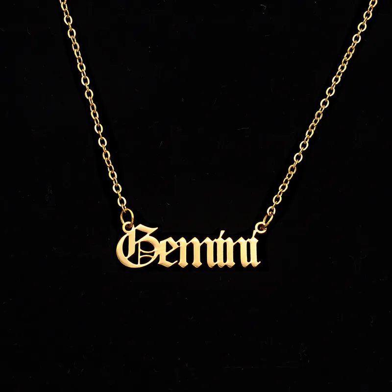 Zodiac Necklace - Gold
