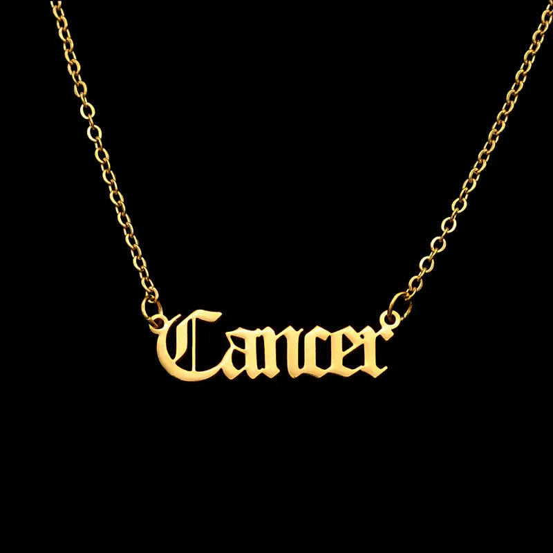 Zodiac Necklace - Gold