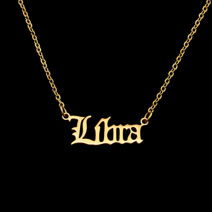 Zodiac Necklace - Gold
