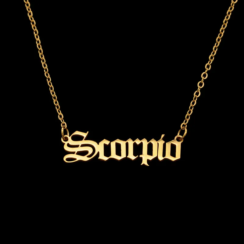Zodiac Necklace - Gold