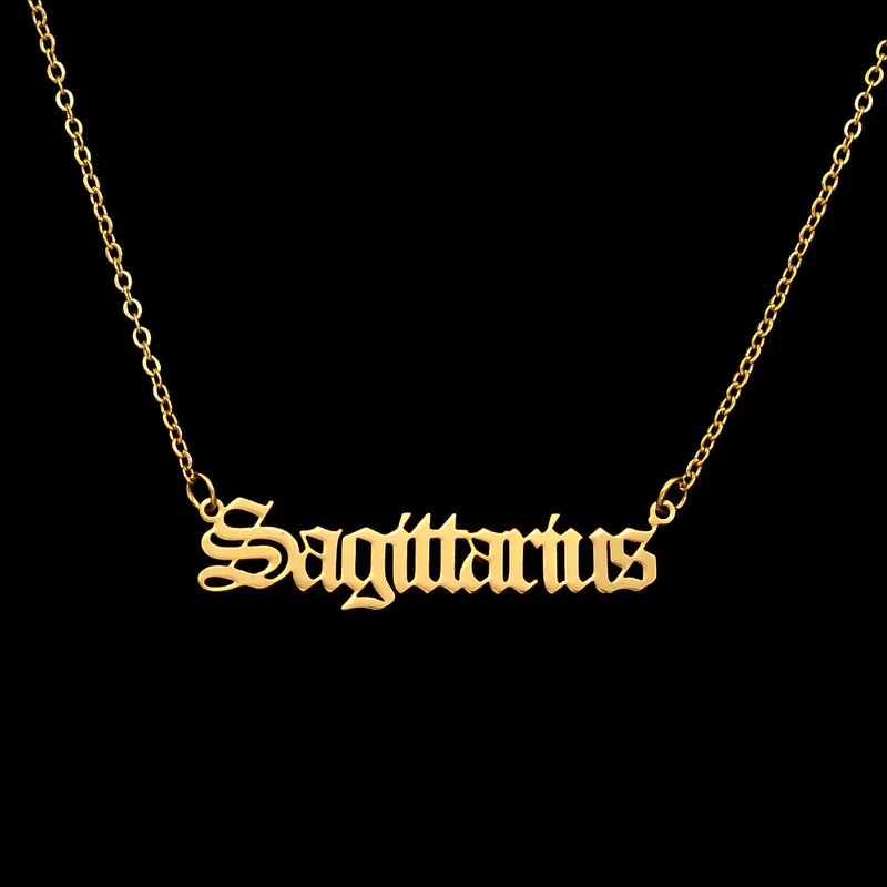 Zodiac Necklace - Gold