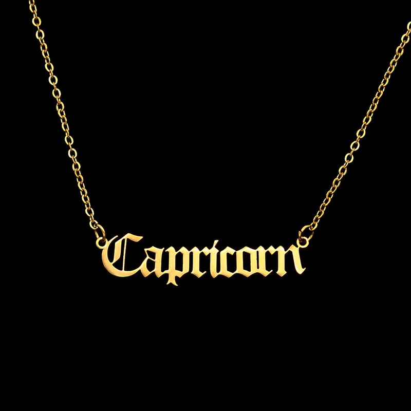 Zodiac Necklace - Gold
