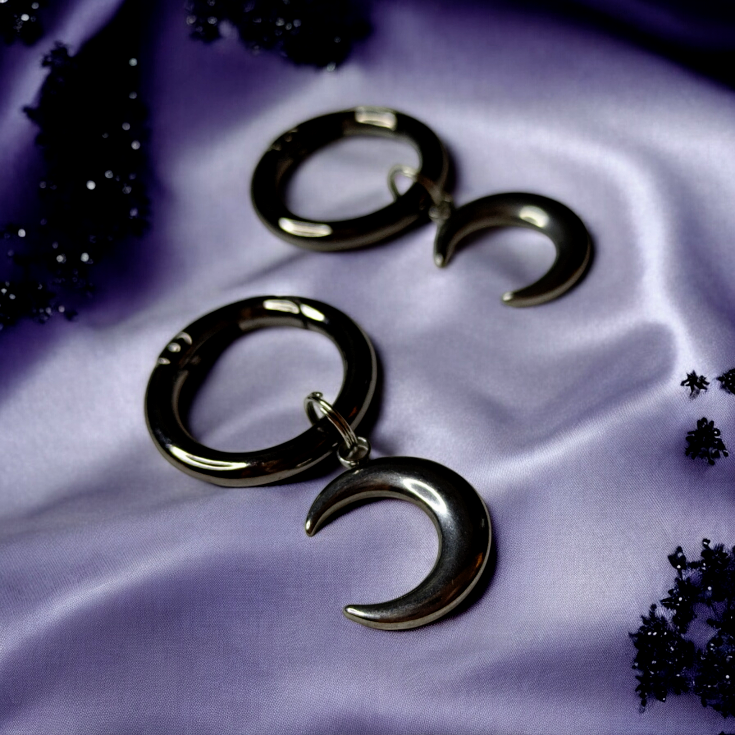 Dainty Moon Boot Charms